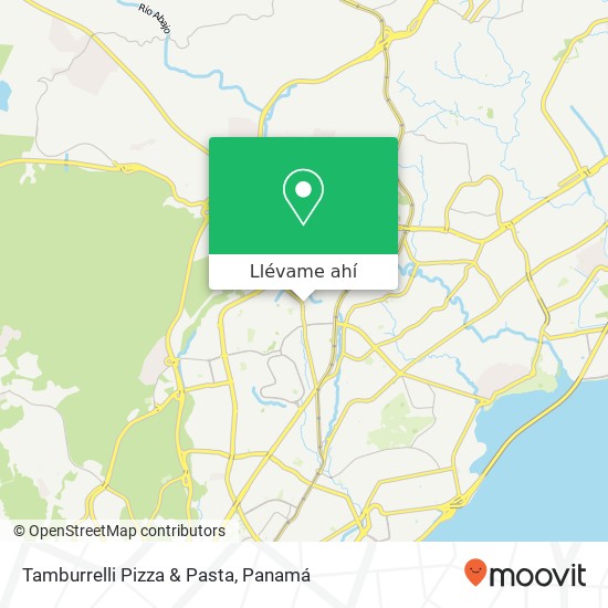 Mapa de Tamburrelli Pizza & Pasta