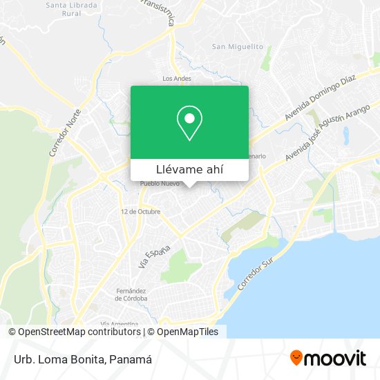 Mapa de Urb. Loma Bonita