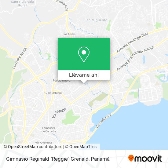 Mapa de Gimnasio Reginald "Reggie" Grenald