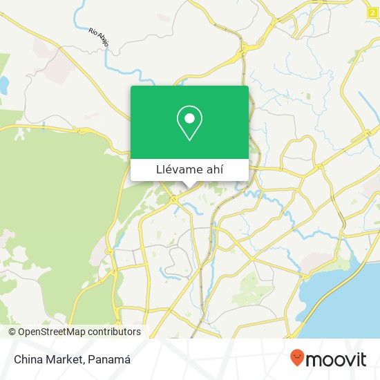 Mapa de China Market