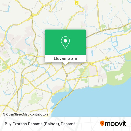 Mapa de Buy Express Panamá (Balboa)