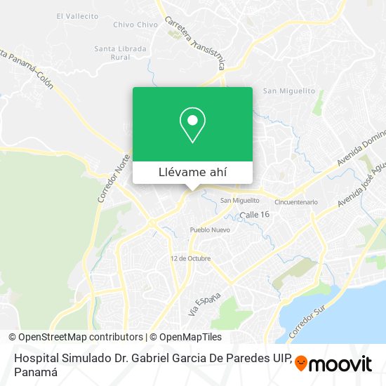 Mapa de Hospital Simulado Dr. Gabriel Garcia De Paredes UIP