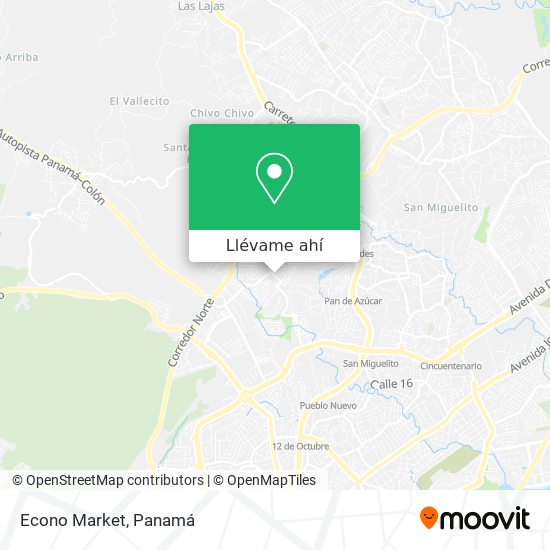 Mapa de Econo Market