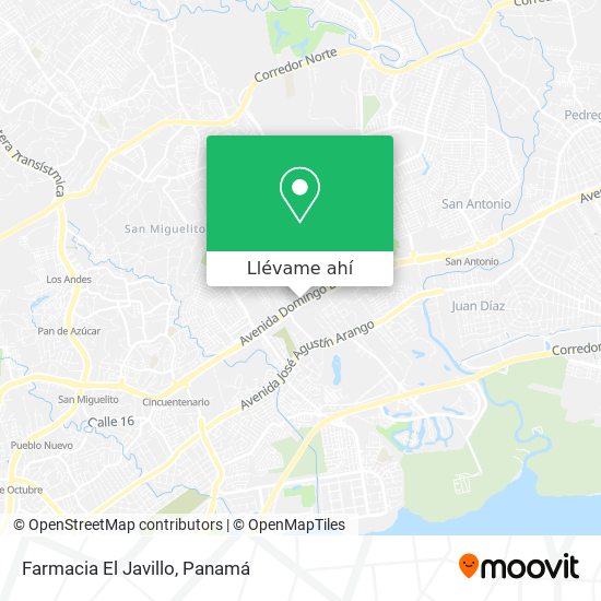Mapa de Farmacia El Javillo