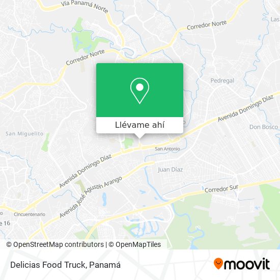 Mapa de Delicias Food Truck