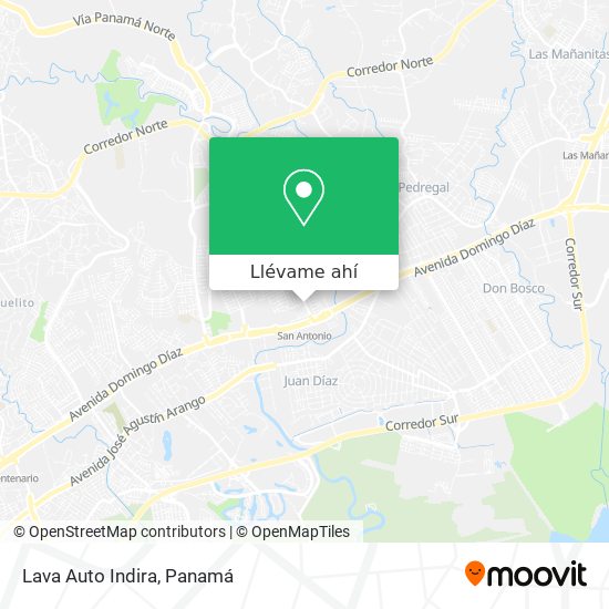Mapa de Lava Auto Indira