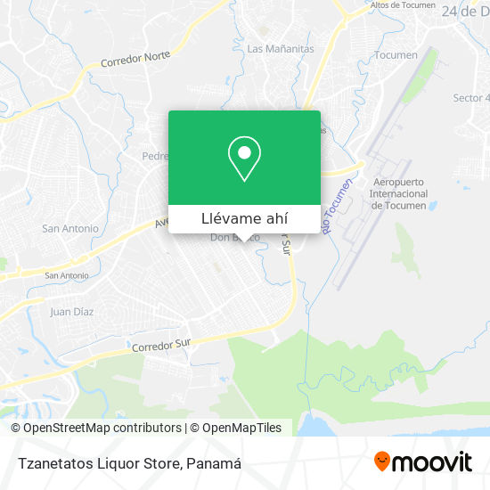 Mapa de Tzanetatos Liquor Store