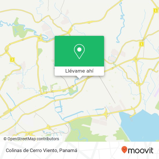 Mapa de Colinas de Cerro Viento