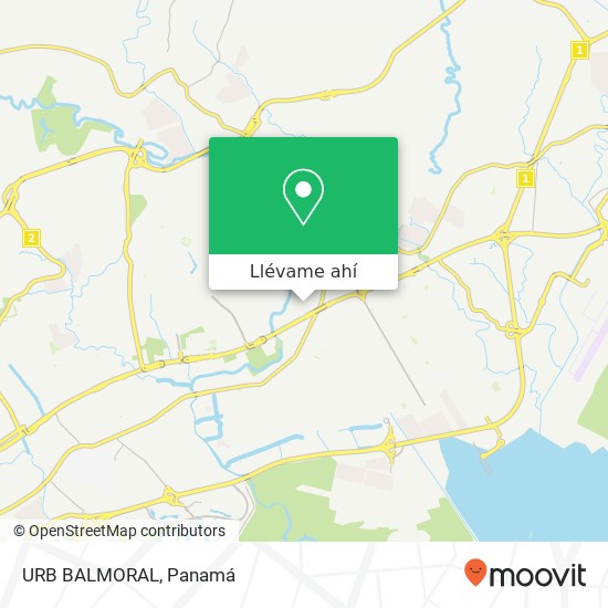 Mapa de URB BALMORAL