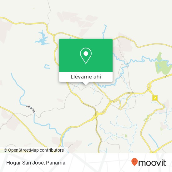 Mapa de Hogar San José