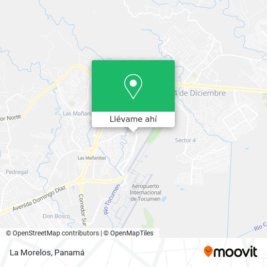 Mapa de La Morelos
