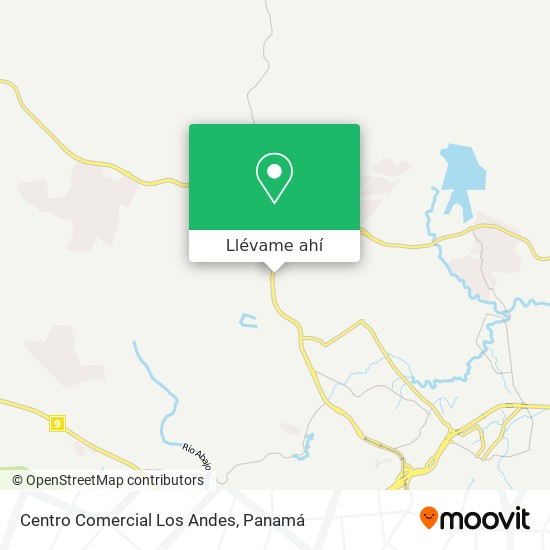 Mapa de Centro Comercial Los Andes