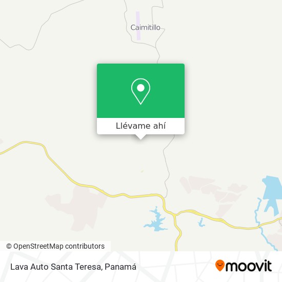 Mapa de Lava Auto Santa Teresa