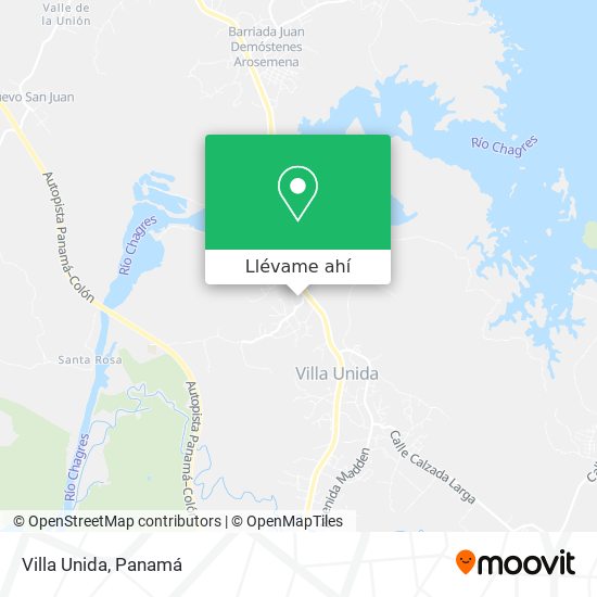 Mapa de Villa Unida