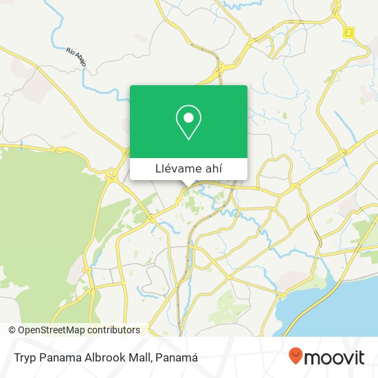 Mapa de Tryp Panama Albrook Mall
