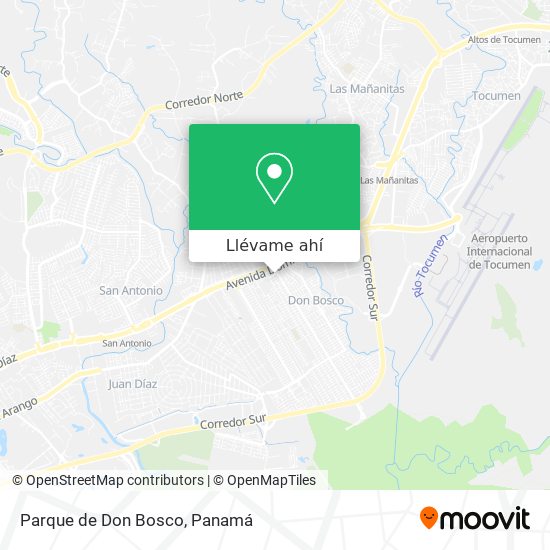 Mapa de Parque de Don Bosco