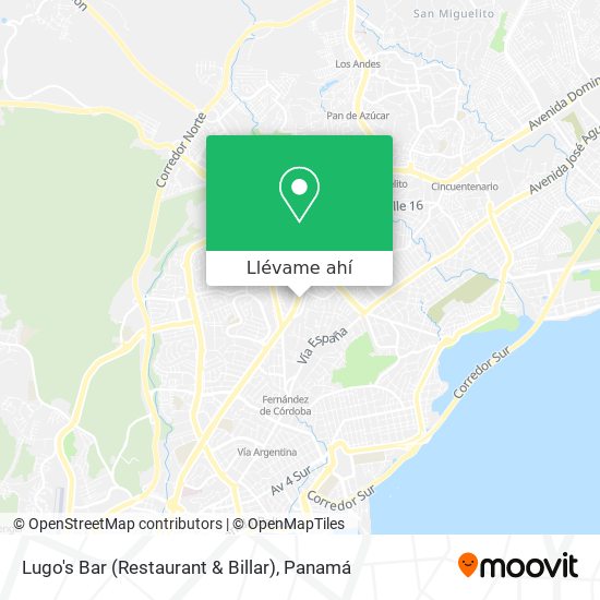 Mapa de Lugo's Bar (Restaurant & Billar)