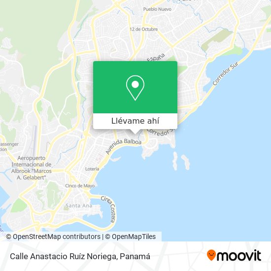 Mapa de Calle Anastacio Ruíz Noriega