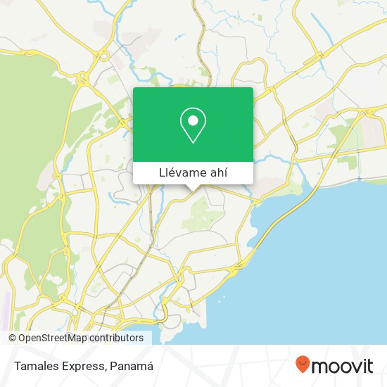Mapa de Tamales Express