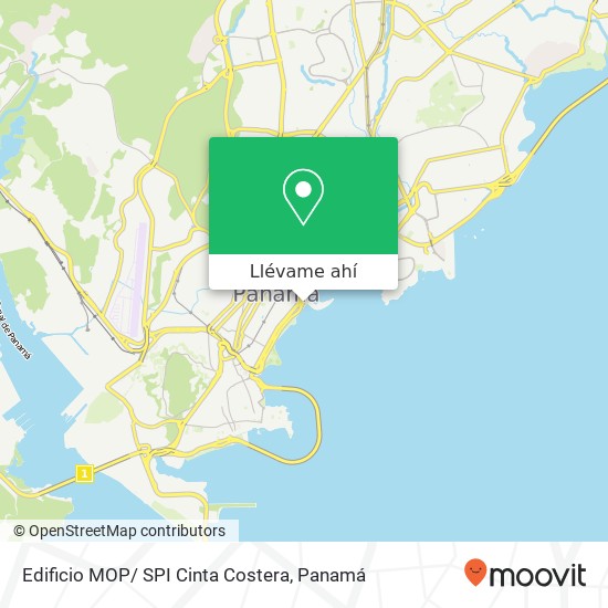 Mapa de Edificio MOP/ SPI Cinta Costera