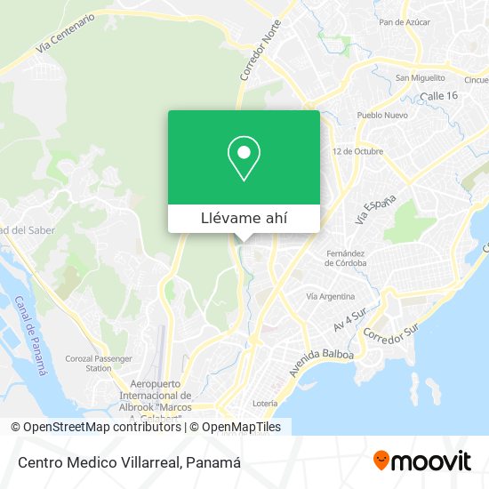 Mapa de Centro Medico Villarreal