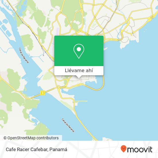 Mapa de Cafe Racer Cafebar, Calle P de Obarrio El Chorrillo, Ciudad de Panamá