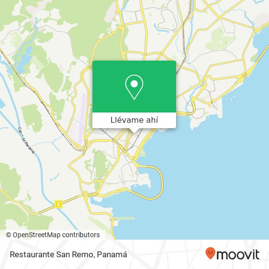 Mapa de Restaurante San Remo, Calle 31 E La Exposición o Calidonia, Ciudad de Panamá