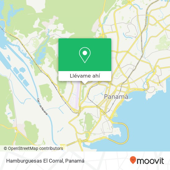 Mapa de Hamburguesas El Corral, Ancón, Ancón