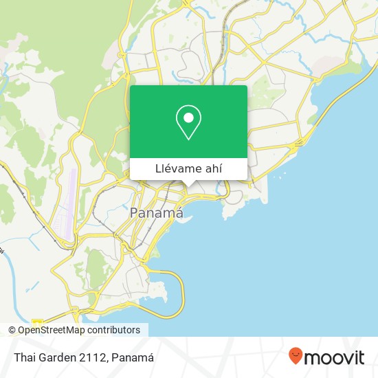 Mapa de Thai Garden 2112, Calle 47 Bella Vista, Ciudad de Panamá