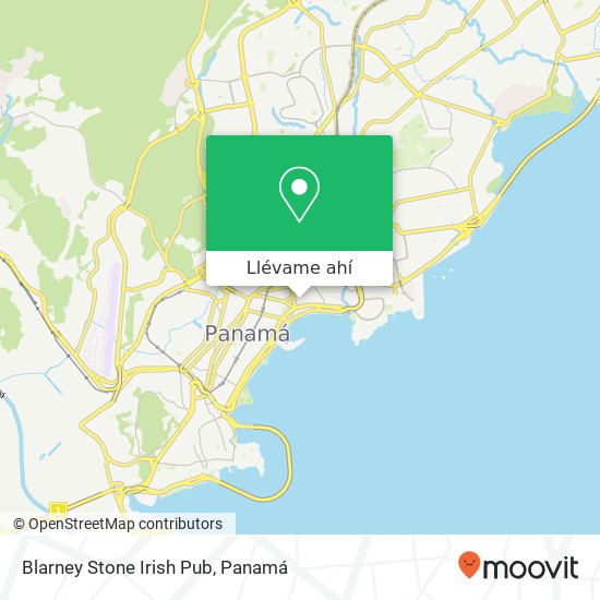 Mapa de Blarney Stone Irish Pub, Avenida 5 B S Bella Vista, Ciudad de Panamá