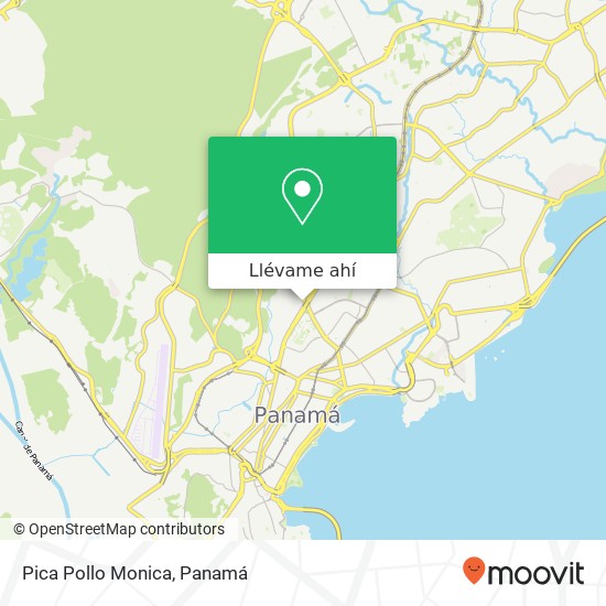 Mapa de Pica Pollo Monica, Calle Arturo del Valle Curundú, Ciudad de Panamá