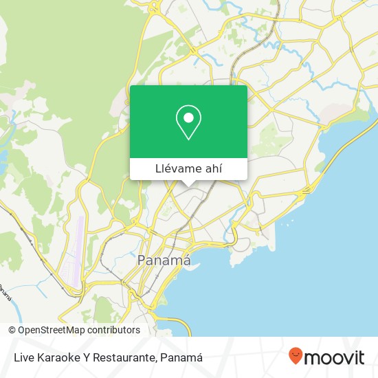 Mapa de Live Karaoke Y Restaurante