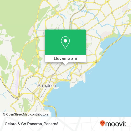 Mapa de Gelato & Co Panama, Avenida 2 S Bella Vista, Ciudad de Panamá