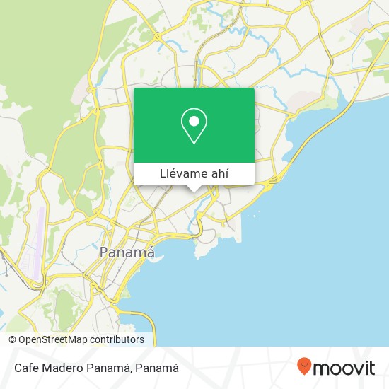 Mapa de Cafe Madero Panamá, Avenida 2A S Bella Vista, Ciudad de Panamá
