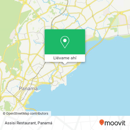 Mapa de Assisi Restaurant, Avenida 5 C S San Francisco, Ciudad de Panamá