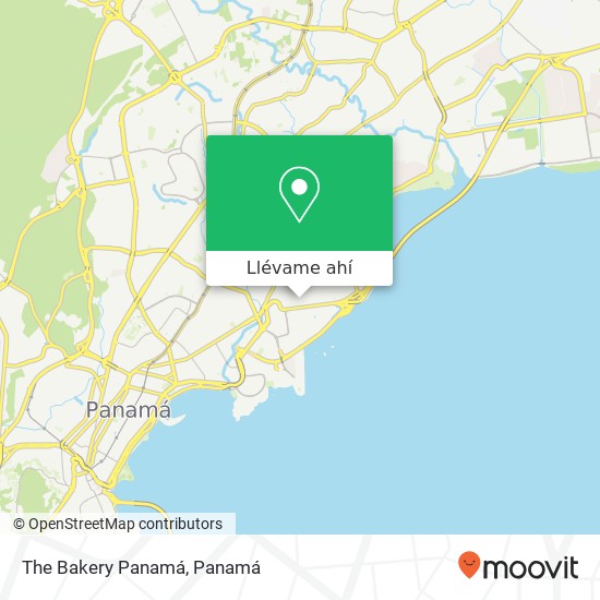Mapa de The Bakery Panamá, Avenida 5 C S San Francisco, Ciudad de Panamá