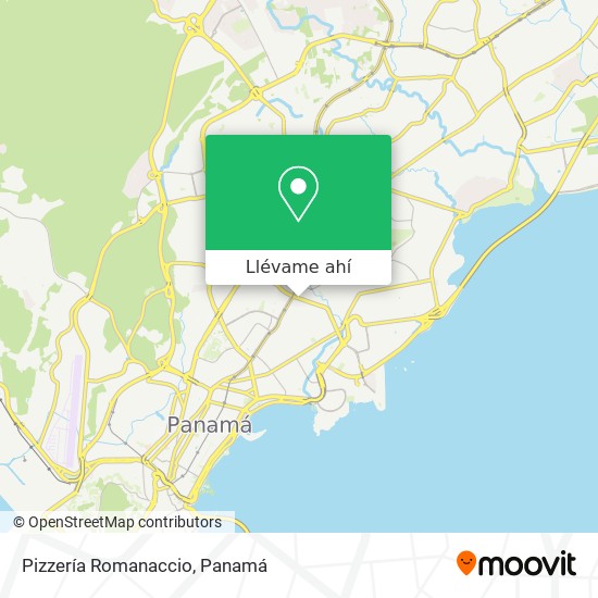 Mapa de Pizzería Romanaccio