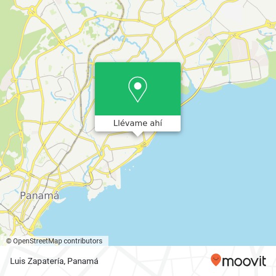 Mapa de Luis Zapatería, Avenida Dr Belisario Porras San Francisco, Ciudad de Panamá