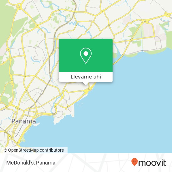 Mapa de McDonald's, Avenida 5 B S San Francisco, Ciudad de Panamá