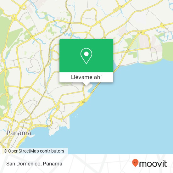 Mapa de San Domenico, Calle 79 Bis E San Francisco, Ciudad de Panamá