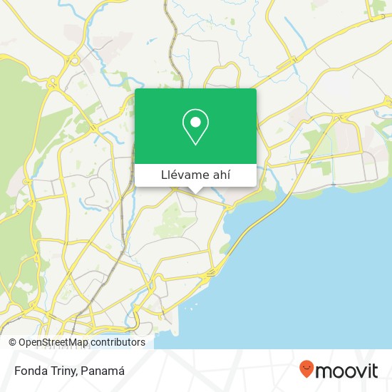 Mapa de Fonda Triny, Avenida Ernesto T. Lefevre Parque Lefevre, Ciudad de Panamá