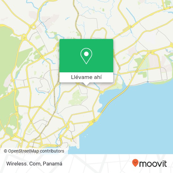 Mapa de Wireless. Com, Avenida Ernesto T. Lefevre Parque Lefevre, Ciudad de Panamá