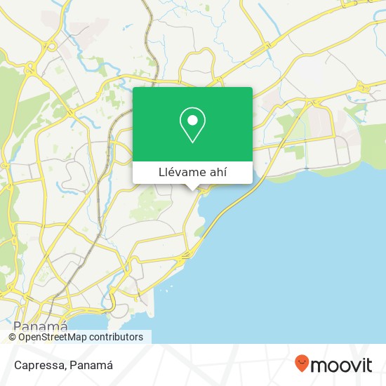 Mapa de Capressa, Calle La Antigua Parque Lefevre, Ciudad de Panamá