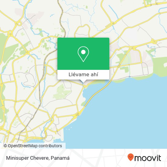 Mapa de Minisuper Chevere, Avenida 7 a S Parque Lefevre, Ciudad de Panamá