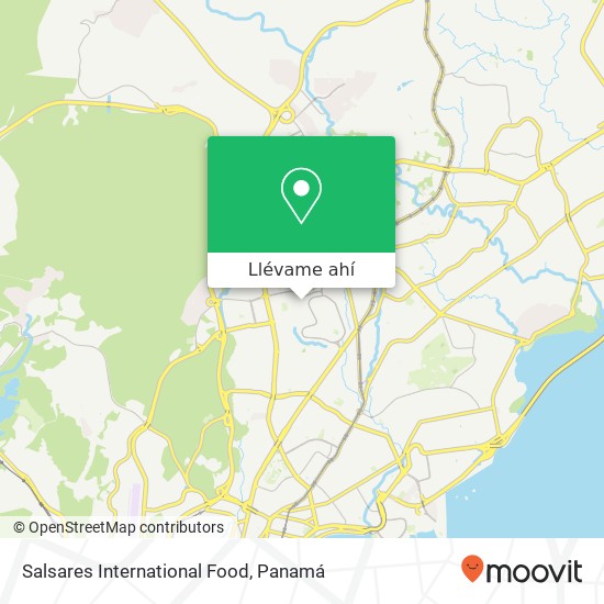Mapa de Salsares International Food, Avenida Ayacucho Betania, Ciudad de Panamá