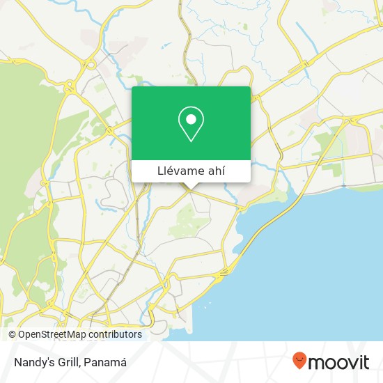 Mapa de Nandy's Grill, Avenida Ernesto T. Lefevre Parque Lefevre, Ciudad de Panamá