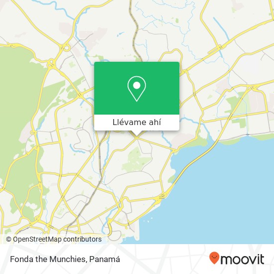Mapa de Fonda the Munchies, Pueblo Nuevo, Ciudad de Panamá