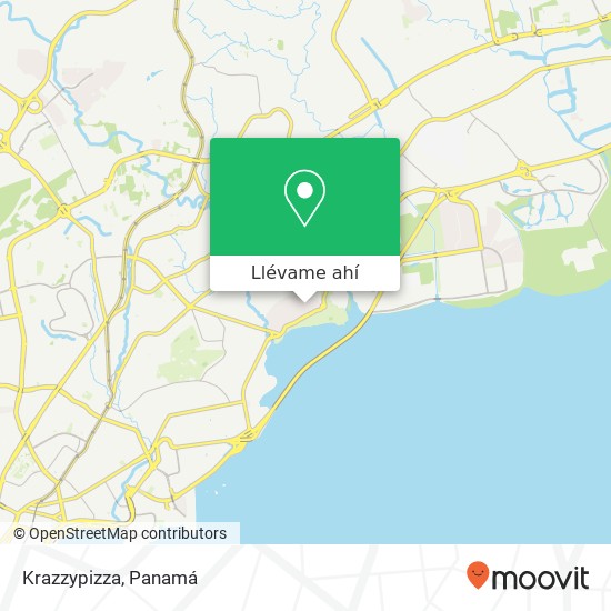 Mapa de Krazzypizza, Avenida Domingo Díaz Parque Lefevre, Ciudad de Panamá