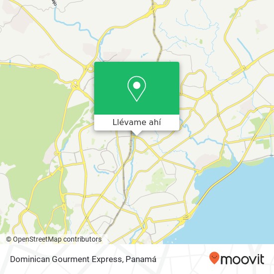 Mapa de Dominican Gourment Express, Avenida 12 de Octubre Pueblo Nuevo, Ciudad de Panamá