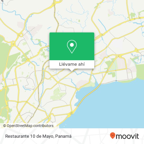 Mapa de Restaurante 10 de Mayo, Avenida Central España Río Abajo, Ciudad de Panamá
